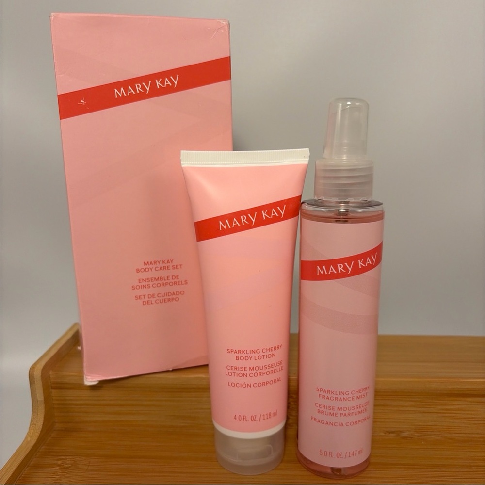 Mary‎ Kay Sparkling Cherry Body Care Set~Lotion and Mist Set